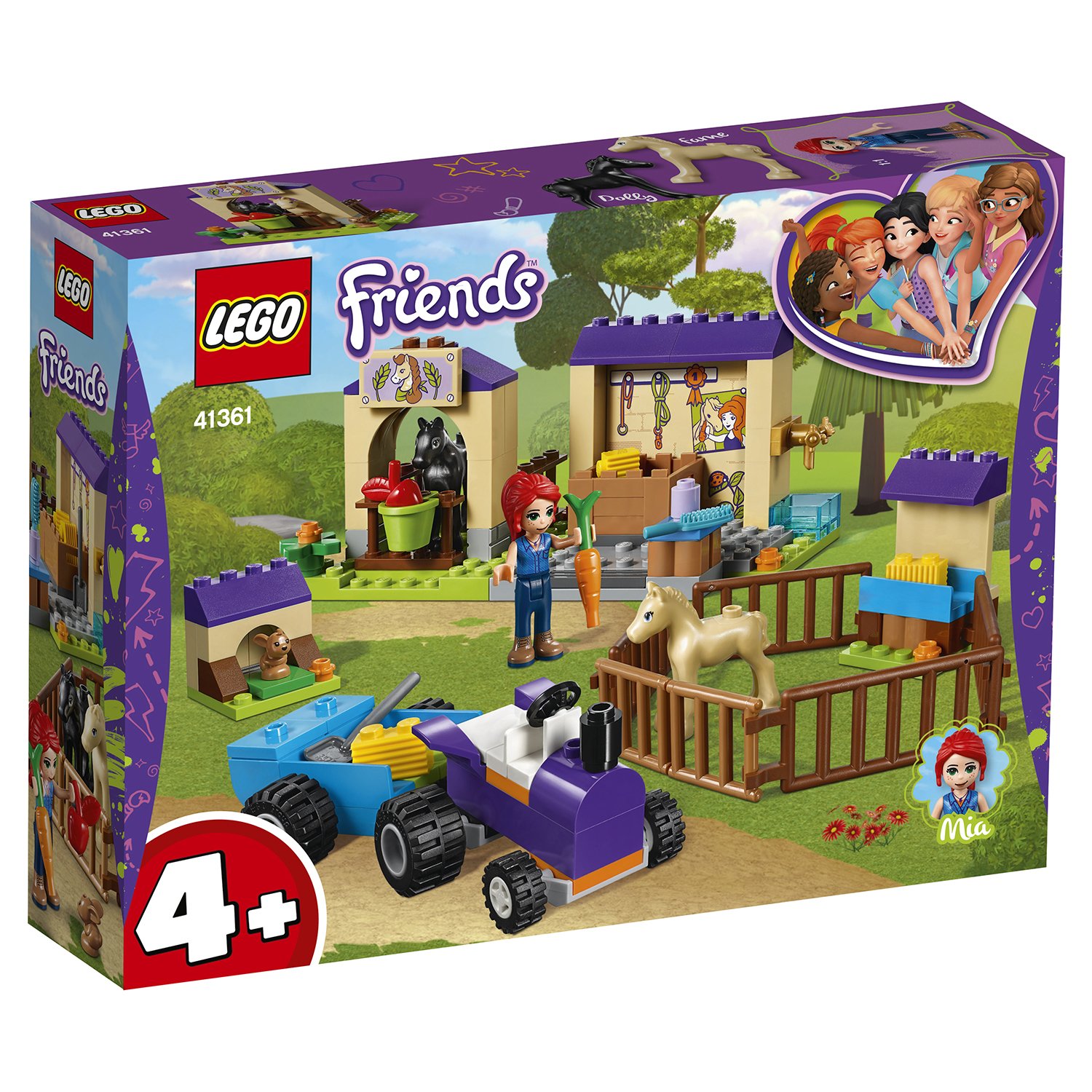 Конструктор из серии Lego Friends - Конюшня для жеребят Мии  